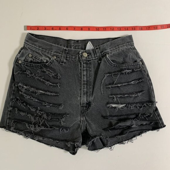 Faded Glory Shorts Gray Grunge, Goth, Punk - Picture 4 of 8